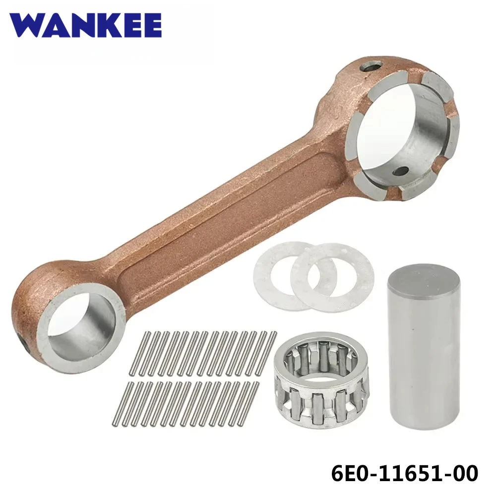 Connecting Rod Kit 6E0-11651 for Yamaha Outboard Motor 2T 4HP 5HP 6HP 8HP 677-11650-01