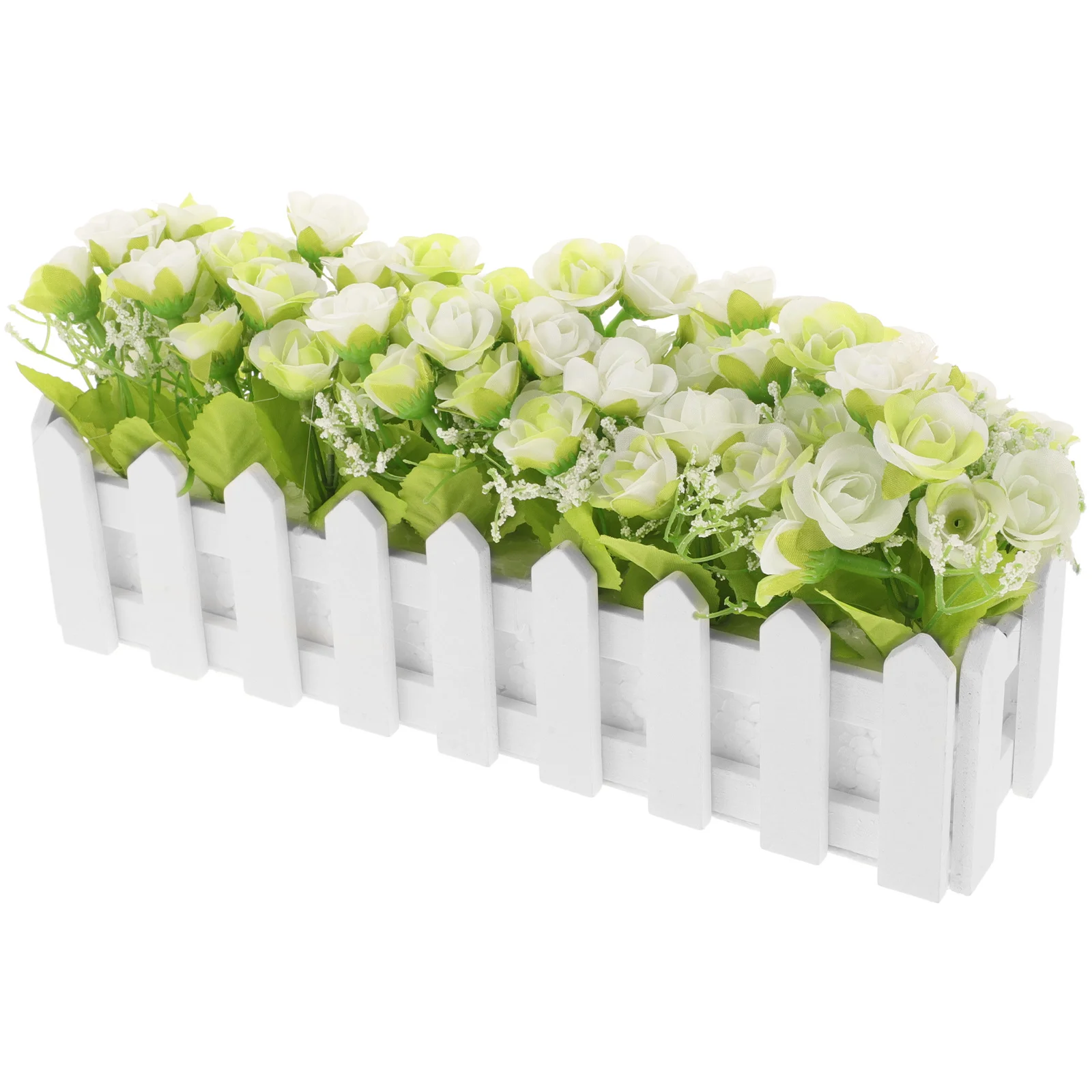 

Artificial Flower Potted Rose Fake Bonsai Decoration for Indoor Outdoor Wedding Banquet Table Centerpiece Natural Style Flower