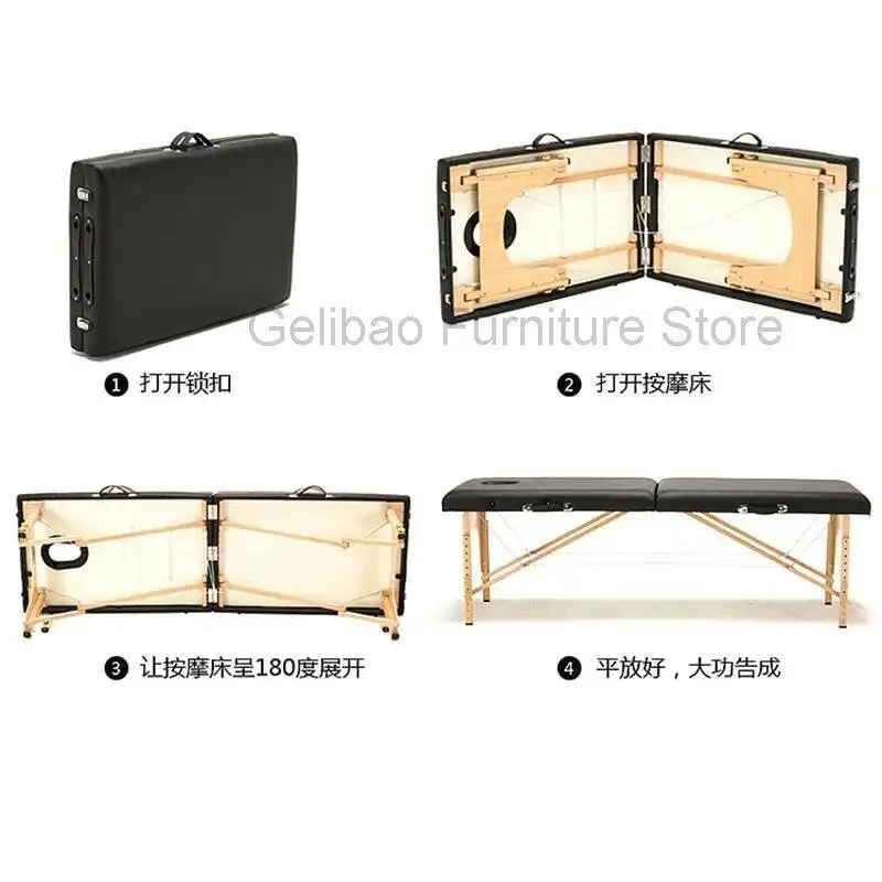 

Bed for Lashes Salon Beauty Couch Electric Tattoo Chair Spa Massage Table Cosmetologist's Folding Luxury Modern Lounger Portable