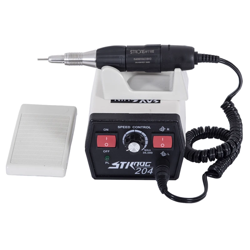 35000rpm electric micromotor dent lab equipment strong 204+102 handpiece for dent polishing