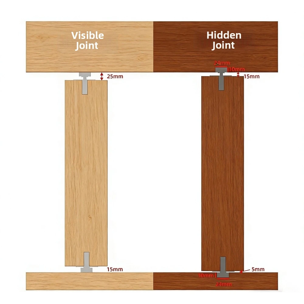 360 Degree Rotation Pivot Hinge Set Concealed Design Heavy Duty Hinge Concealed Pivot Hinge Adjustable Wood Slats Hinge