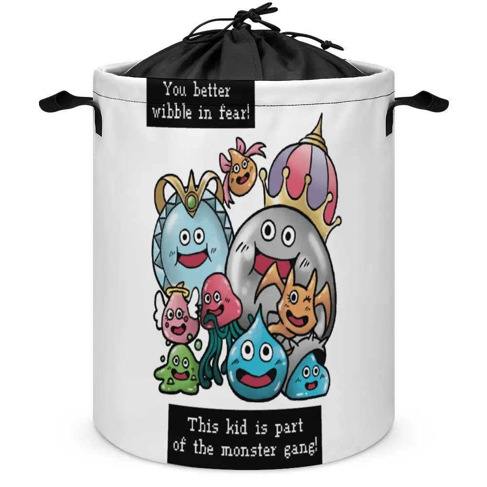 Dragon Quest Slime Gang Premium for Laundry Basket Storage Tank Dust Proof Top Quality Staying Books And Great to The Touch Can