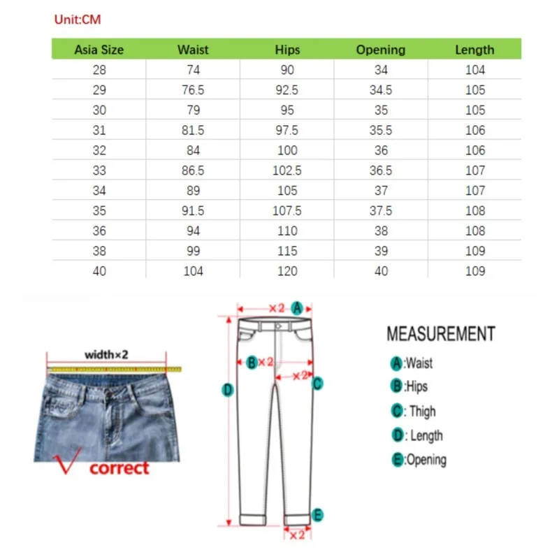 Jeans da uomo in Denim moda Casual di marca pantaloni dritti da lavoro elastici moda comodi pantaloni da gentiluomo quotidiani neri blu