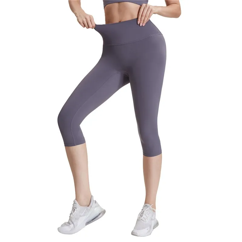 Vansydical High Waist Sports Leggings Women Seamless Yoga Pants Workout Capris Female Crop Gym Leggings Fitness Running Tights