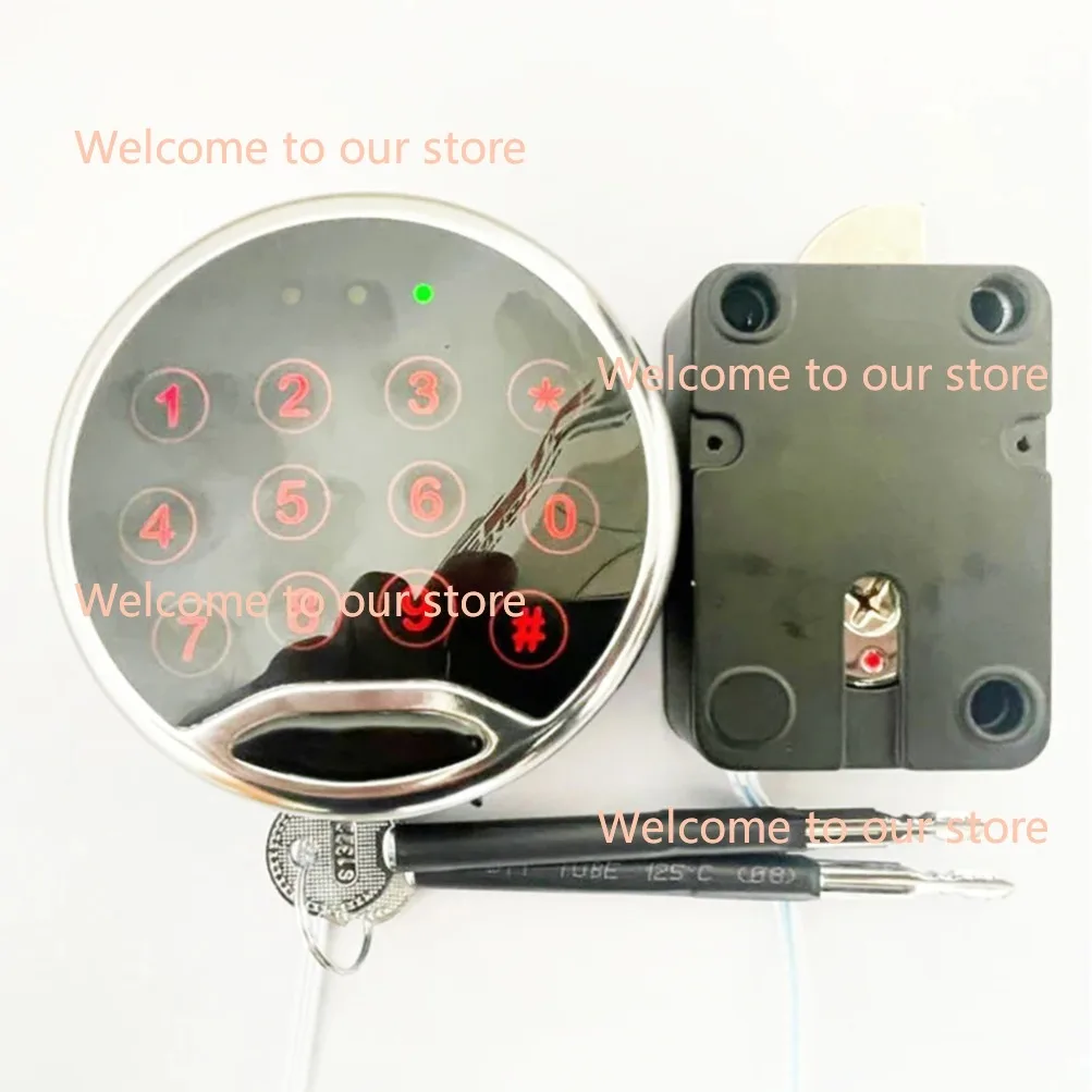 

Electronic Password Lock Safe with Touch-Sensitive Keypad Emergency Key Bank Gun Cabinet Electronic Lock