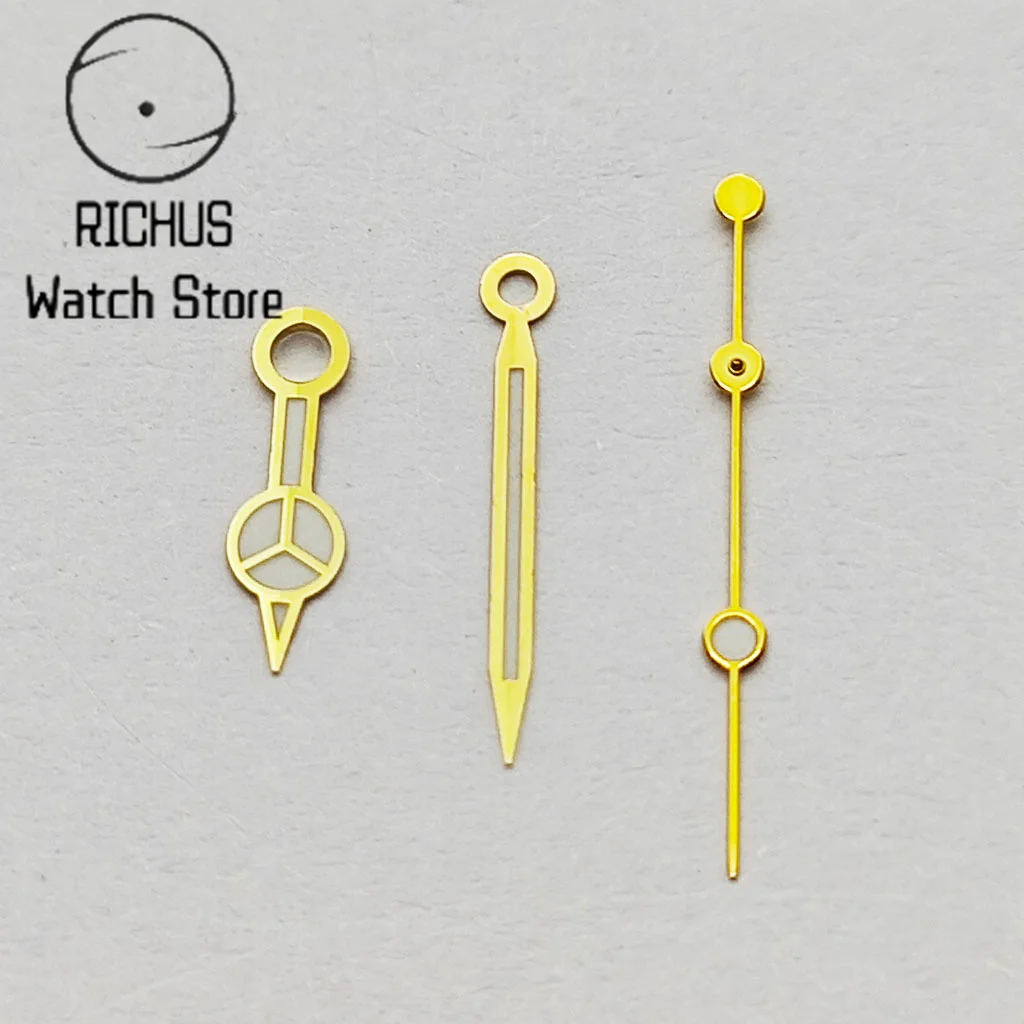 RICHUS NH35 Hands Green Luminous Watch Hands Fit NH35 NH36 ETA 2824 2836 Miyota 8205 8215 Mingzhu DG2813 3804 Automatic Movement image 4