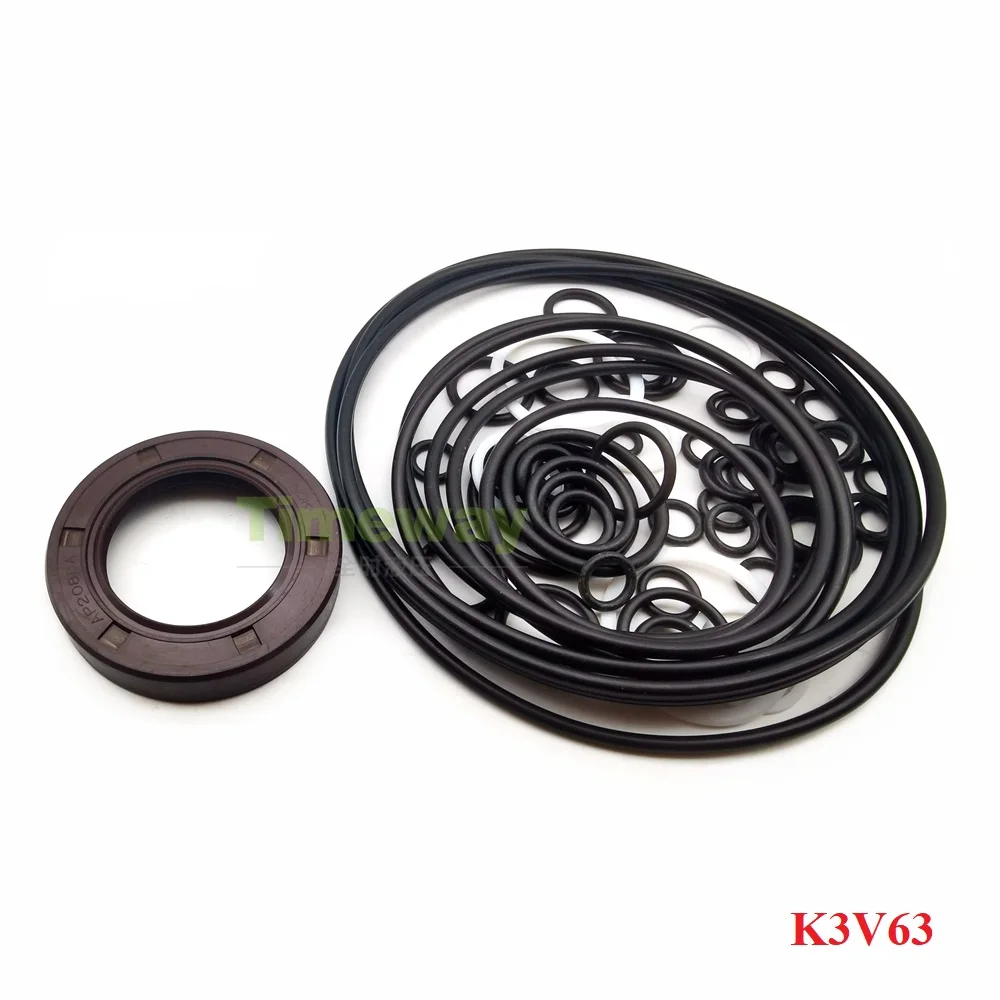 Seal Kit Shaft Oil Seal for Repair Kawasaki K3V63 K3V112 K3V140 K3V180 Hydraulic Pump