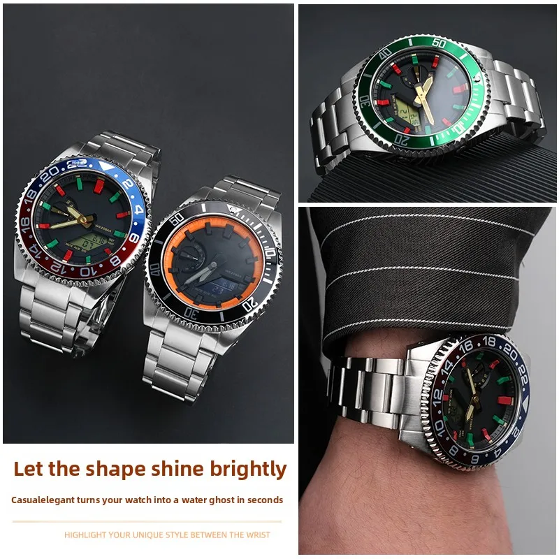 GA2100 Mod Kit Stainless steel Bezel Band For Casio G-SHOCK GA-2100/2110 GA-B2100 Modified Rolex Style Metal Case strap Bracelet - view 5