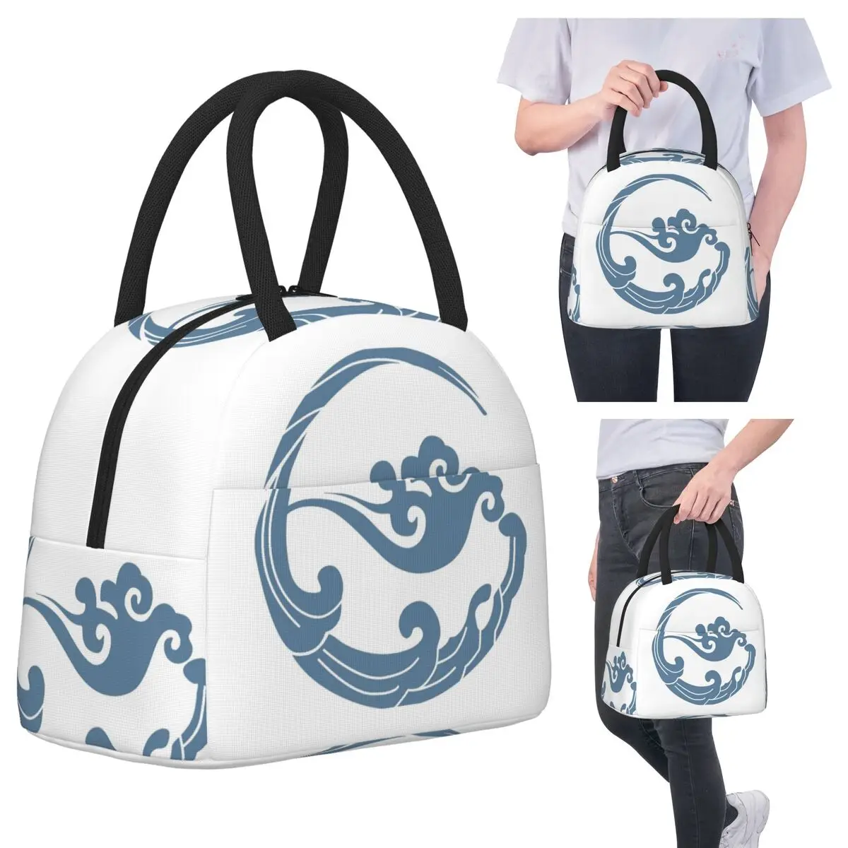 Lan Sect Symbol Mo Dao Zu Shi حقيبة غداء معزولة للنساء والأطفال صناديق طعام محمولة صندوق غداء حراري #6