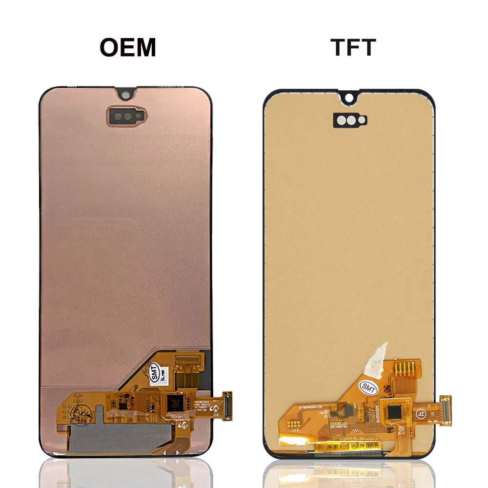 Super AMOLED A40 Display Screen, for Samsung Galaxy A40 A405 A405F A405S LCD Display Digital Touch Screen with Frame Replacement