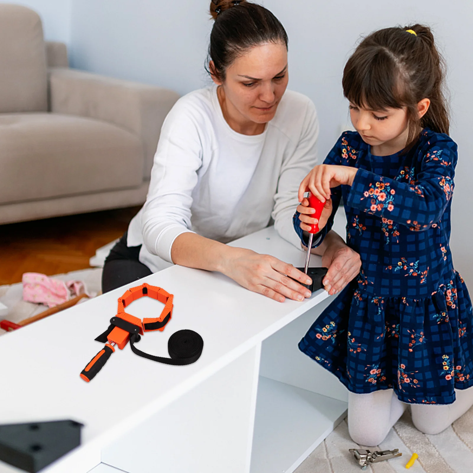 

Adjustable Band Clamp Heavy Duty Ratchet Strap For Woodworking Durable Binding Clamps For Fixing Accessories - Band