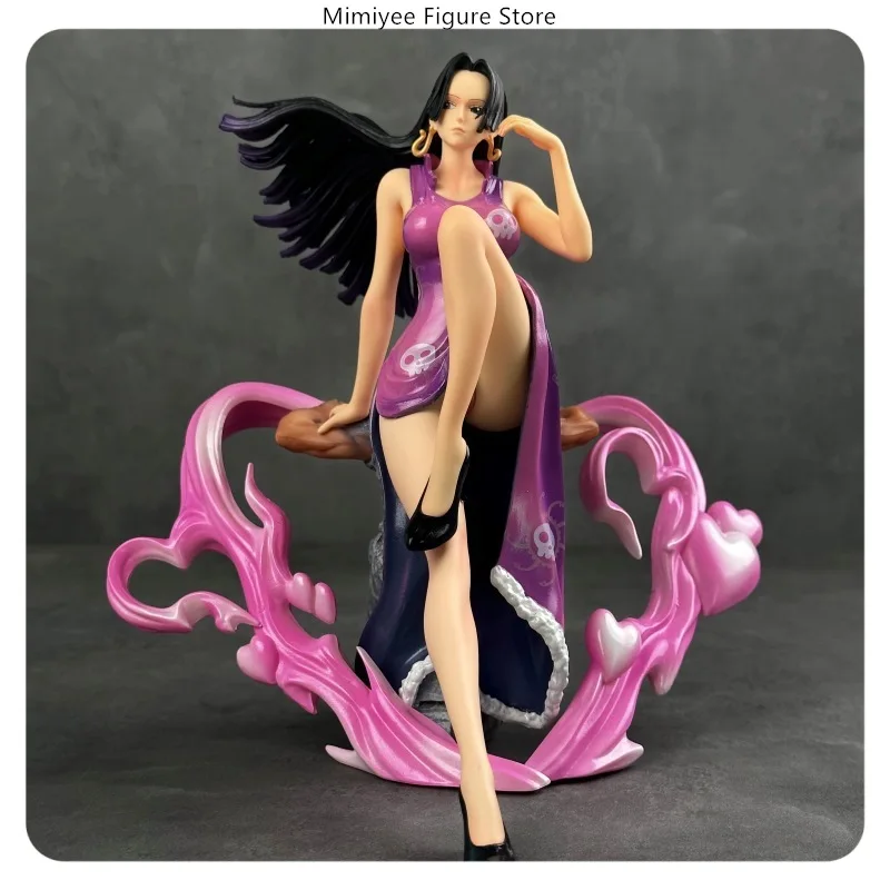 

25 см цельный Боа Хэнкок сидячая поза Cheongsam аниме фигурка модель статуя коллекция украшение для рабочего стола подарок