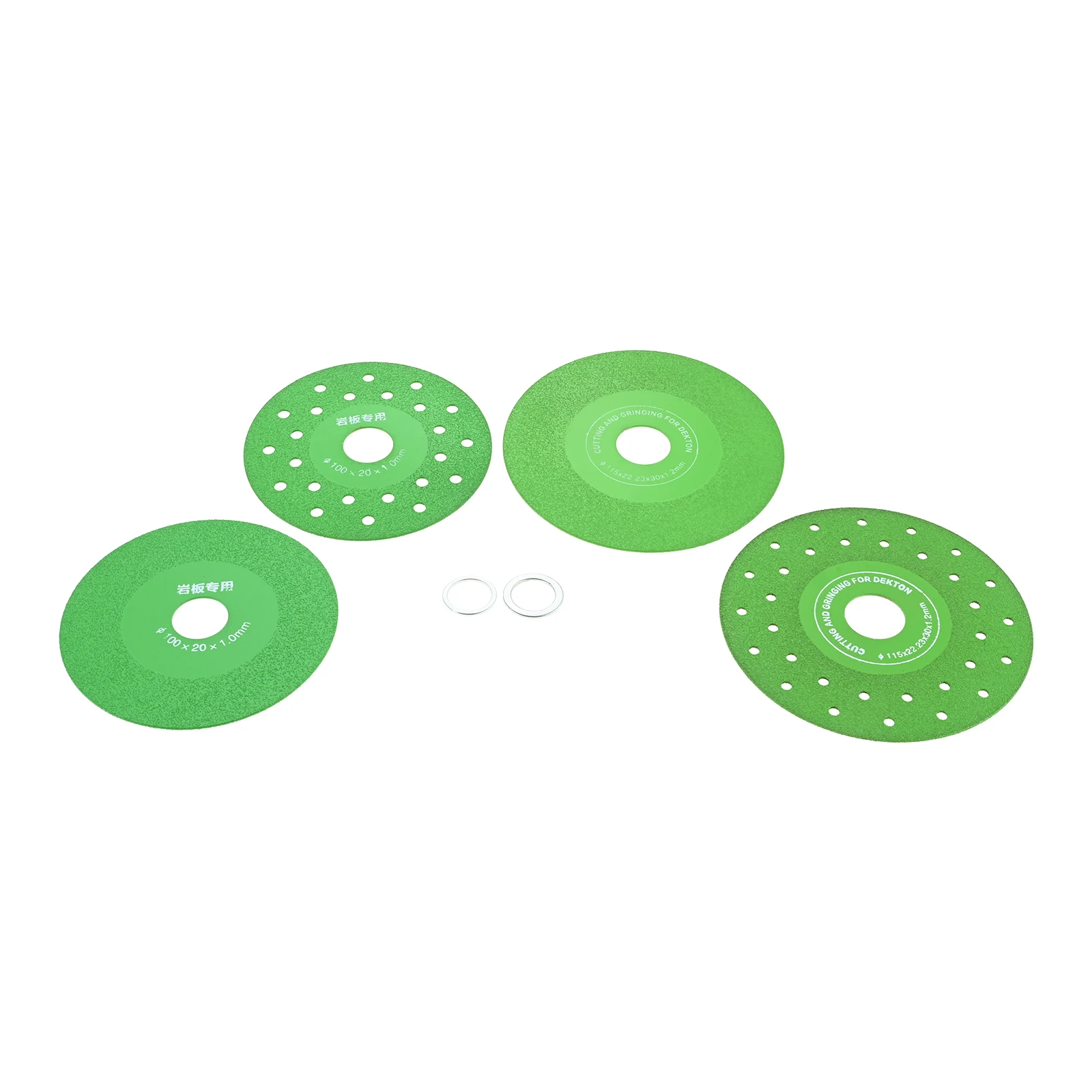 3Pcs Rock Slab Diamond Grinding Discs 1.2'' Diamond Ultra Width 7/8