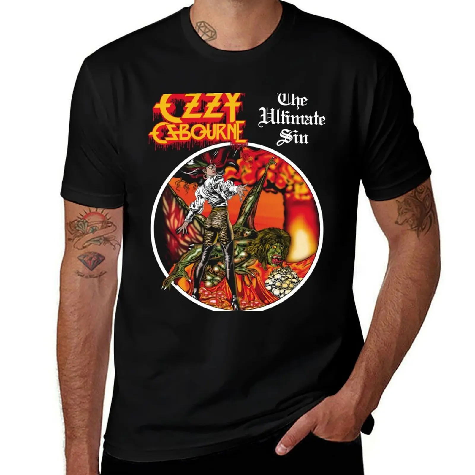 

OZZY OSBOURNE BAND T-Shirt Fashion Casual Short Sleeve Top