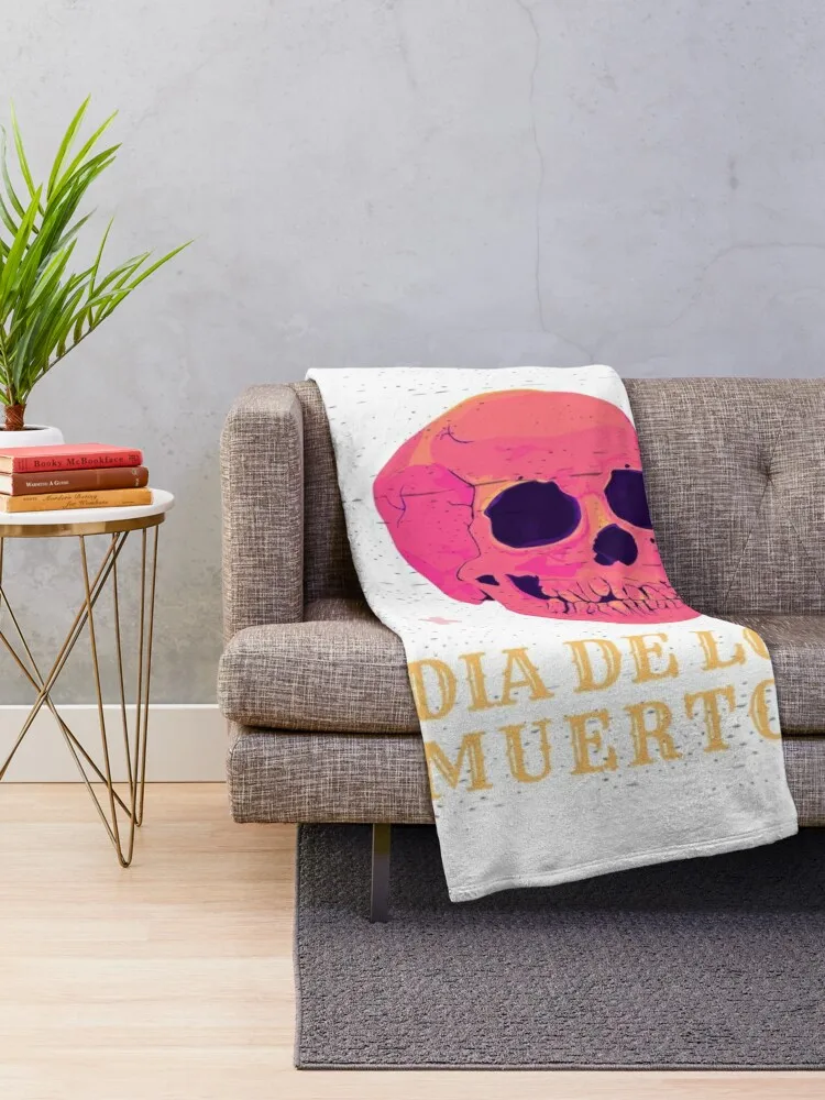 Sugar Skull Splendor: Dia de los Muertos Classic t-shirt Throw Blanket Camping Beautifuls Bed Fashionable Blankets