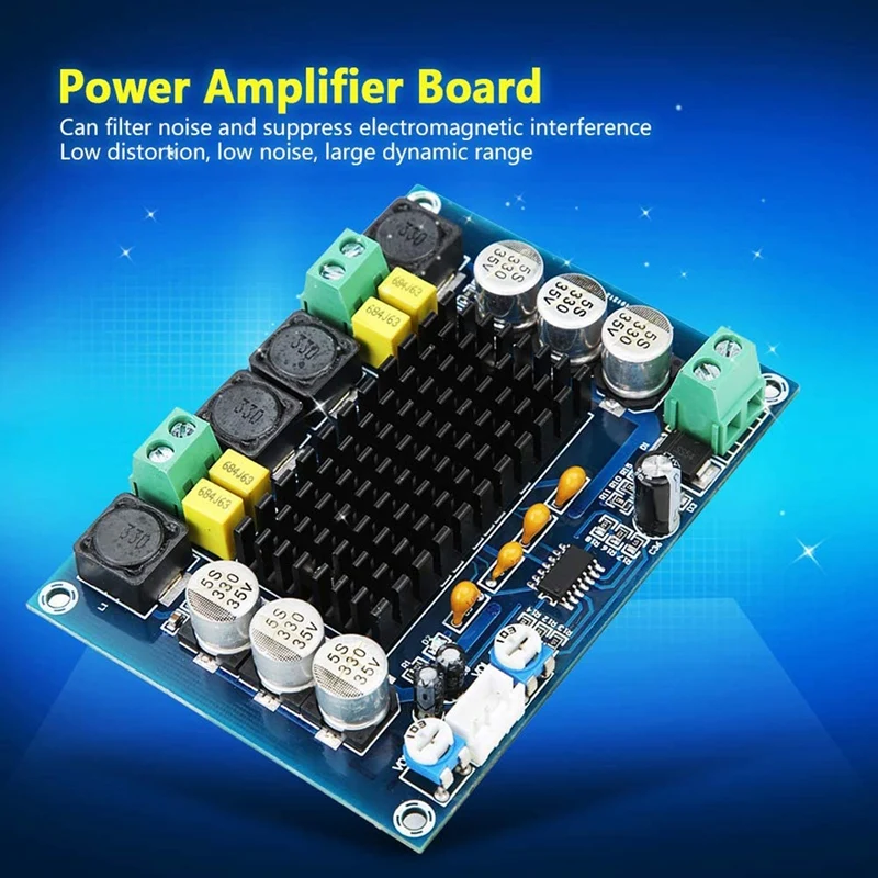 XH‑M543 Digital Amplifier Board 2X120W 2 Channel Stereo Power Amplifier Module