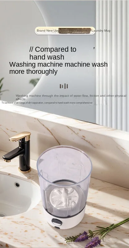 Portable washing machine view 2