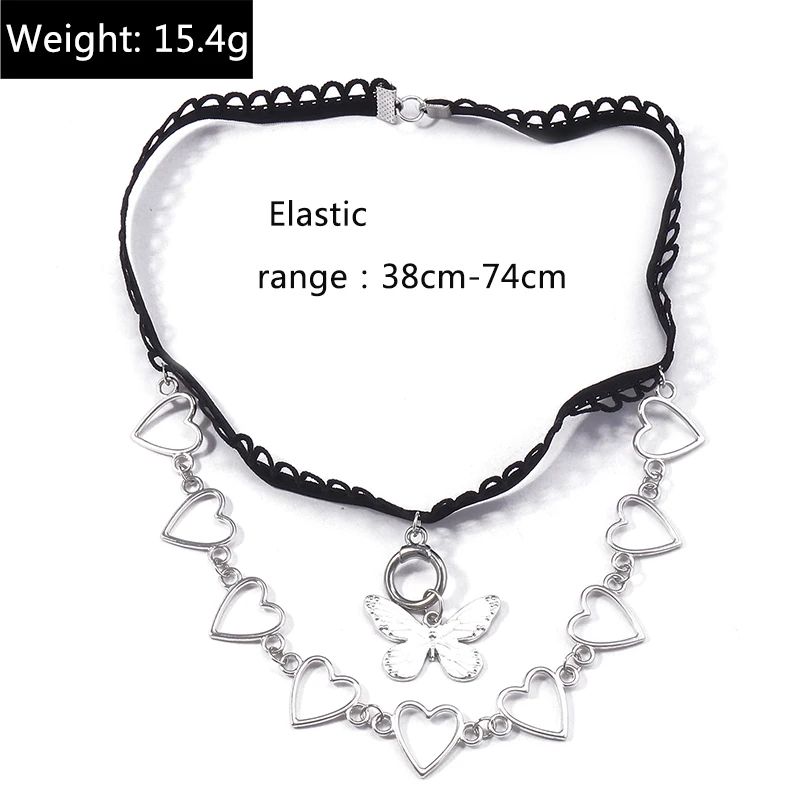 Aihua Mode Liebe Herzen Insekt Schmetterling Bein Kette für Frauen Körpers chmuck Strand Gold Silber Farbe mehr schicht ige Oberschenkel kette – Detail 13