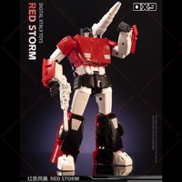【1.0 Or 2.0 VER Fine Coating Color 】Transformation G1 DX9 D21 Sideswipe RED STORM Action Figure With Box