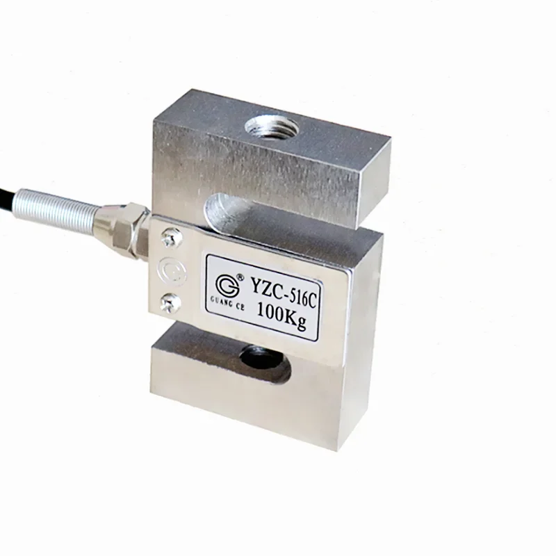 

YZC-516C S type weighing sensor 100kg 200kg 300kg 500kg 2000kg 1Ton 1.5Ton 2Ton 1T pull pressure sensor weight sensor load cell