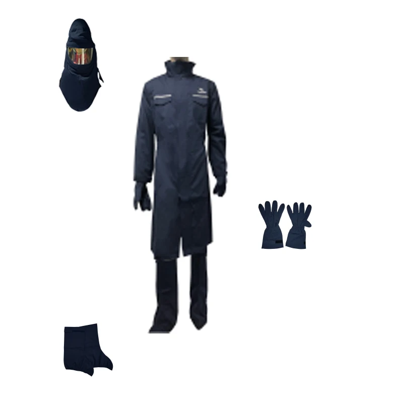 Wholesale NFPA 70E HRC4 Electrical Protection Coverall Anti Heat 41 Cal Arc Flash Suit