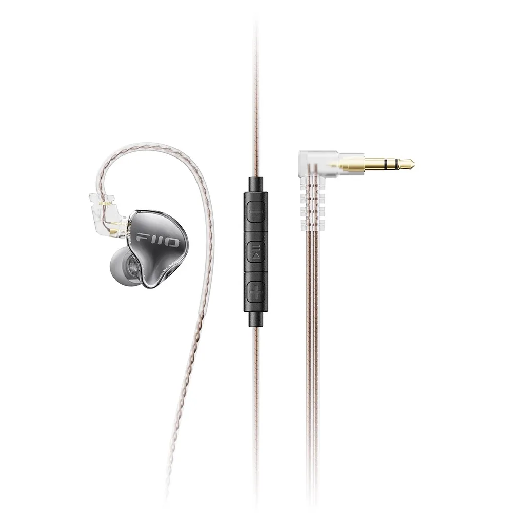 FiiO JD10 single-acting coil in-ear earphone interface can choose 3.5mm Type-C with microphone high sound quality high quality