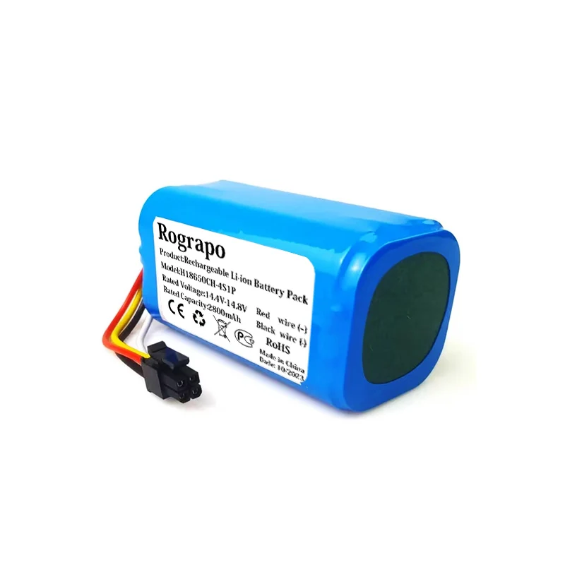 New 14.4V 2800mAh Li-ion Battery For Ursus Trotter BP14426E 4INR19/66 Robot Vacuum Cleaner