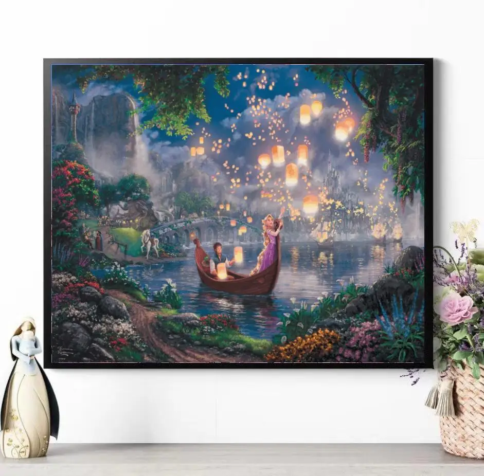 

4905571 Digital oil painting living room decorative painting sofa background wall hanging painting