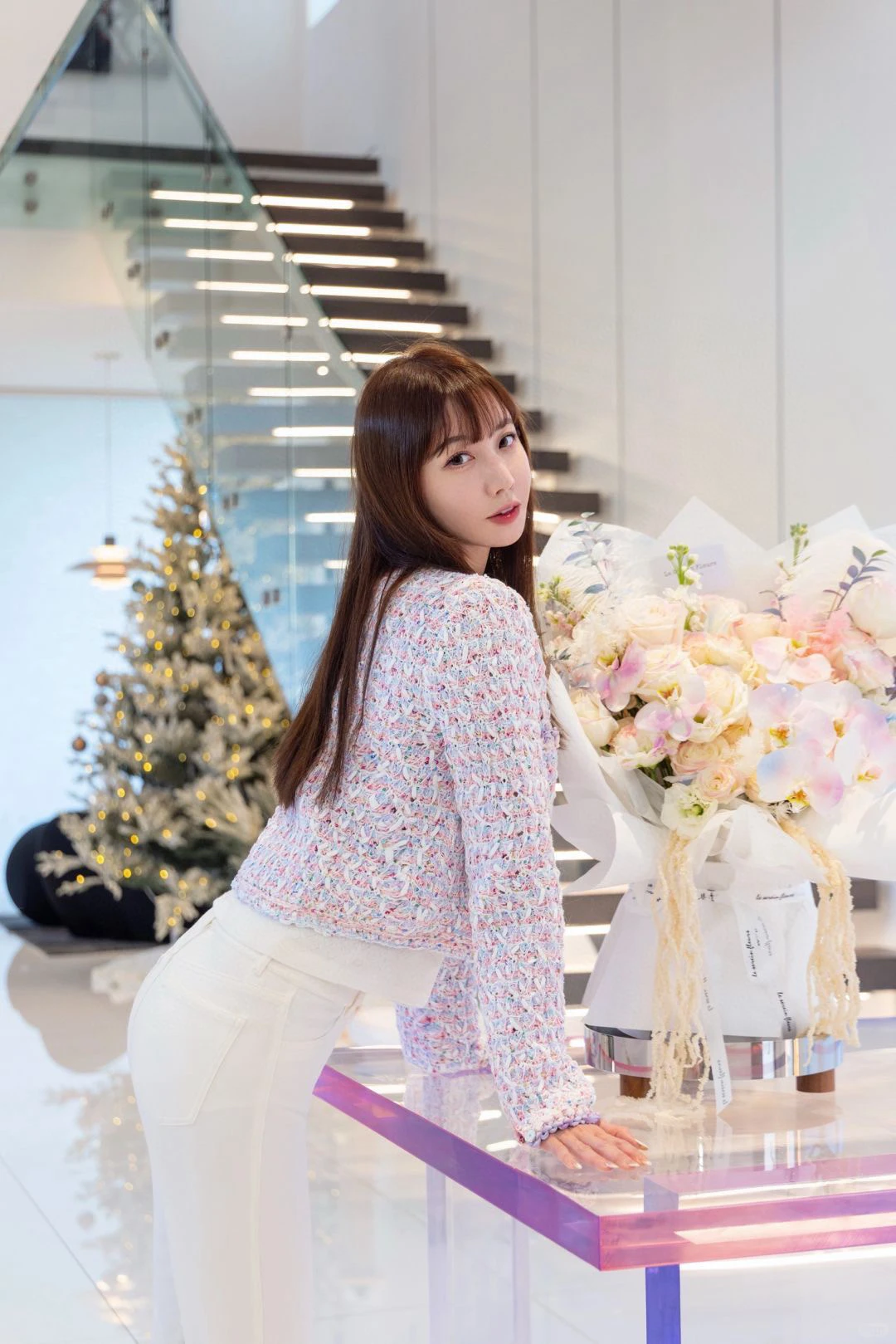 

South Oil High-Defn 25P Heavy-Weight New Sle Sequin Weave или Jaet для женщин, прямая трубка для поездок на работу