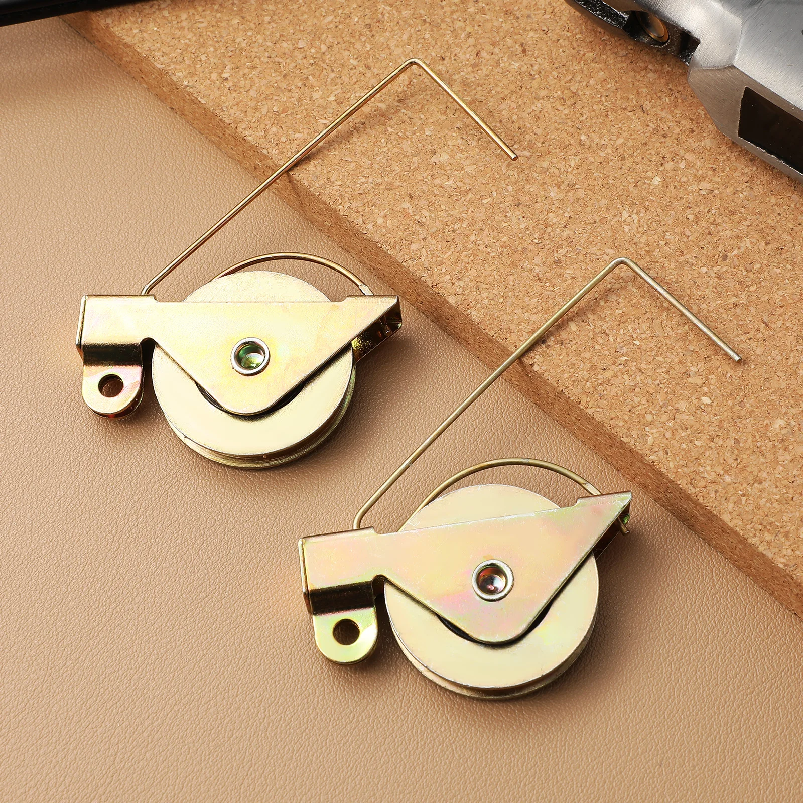 

4pcs Sliding Screen Door Rollers Universal Heavy-Duty Iron Replacement for Patio Office Smooth Quiet