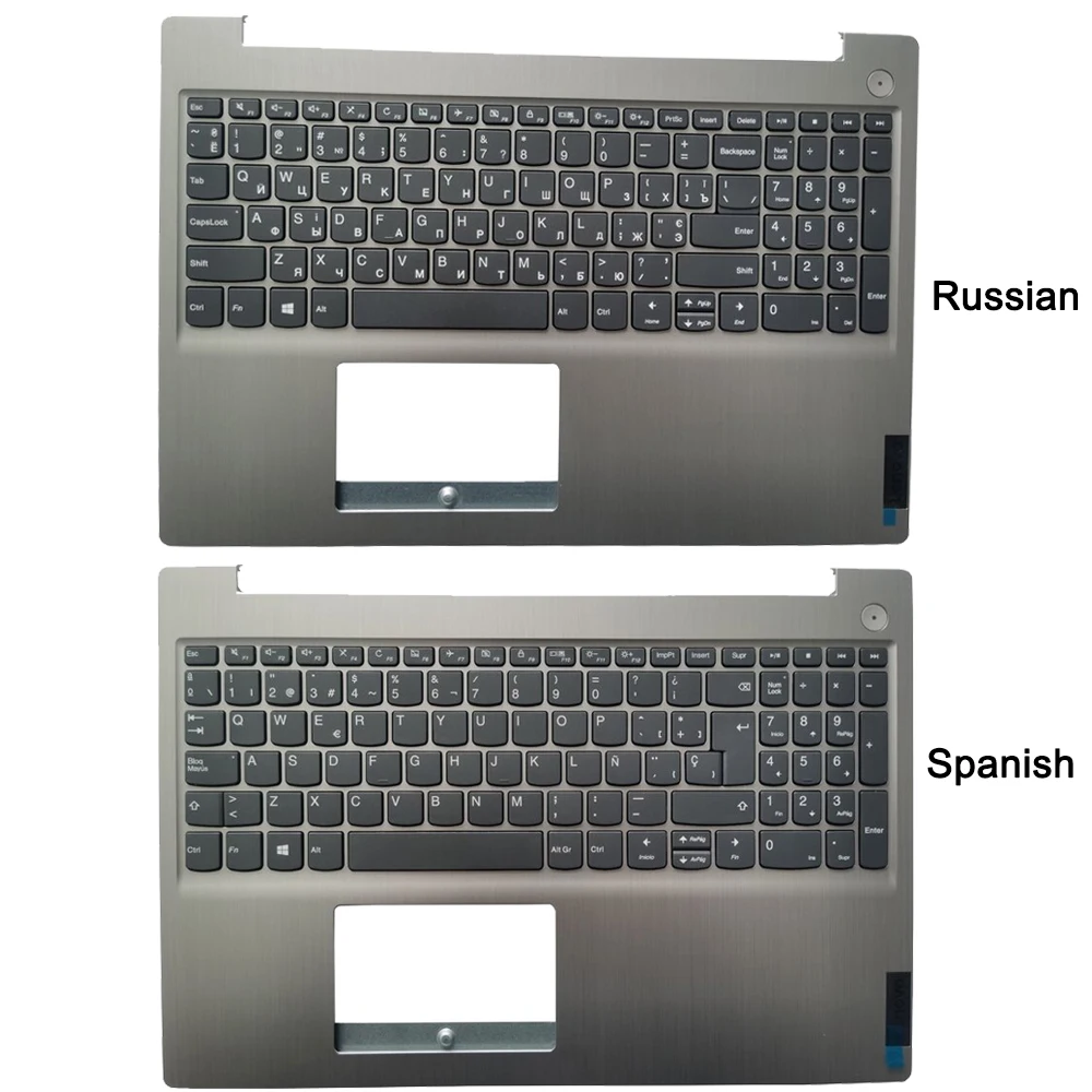 

New SP Spanish/RU Russian Keyboard For Lenovo IdeaPad 3 15ADA05 3-15ARE05 15IML05 15IIL05 15IGL05 With Palmrest Upper Case Cover