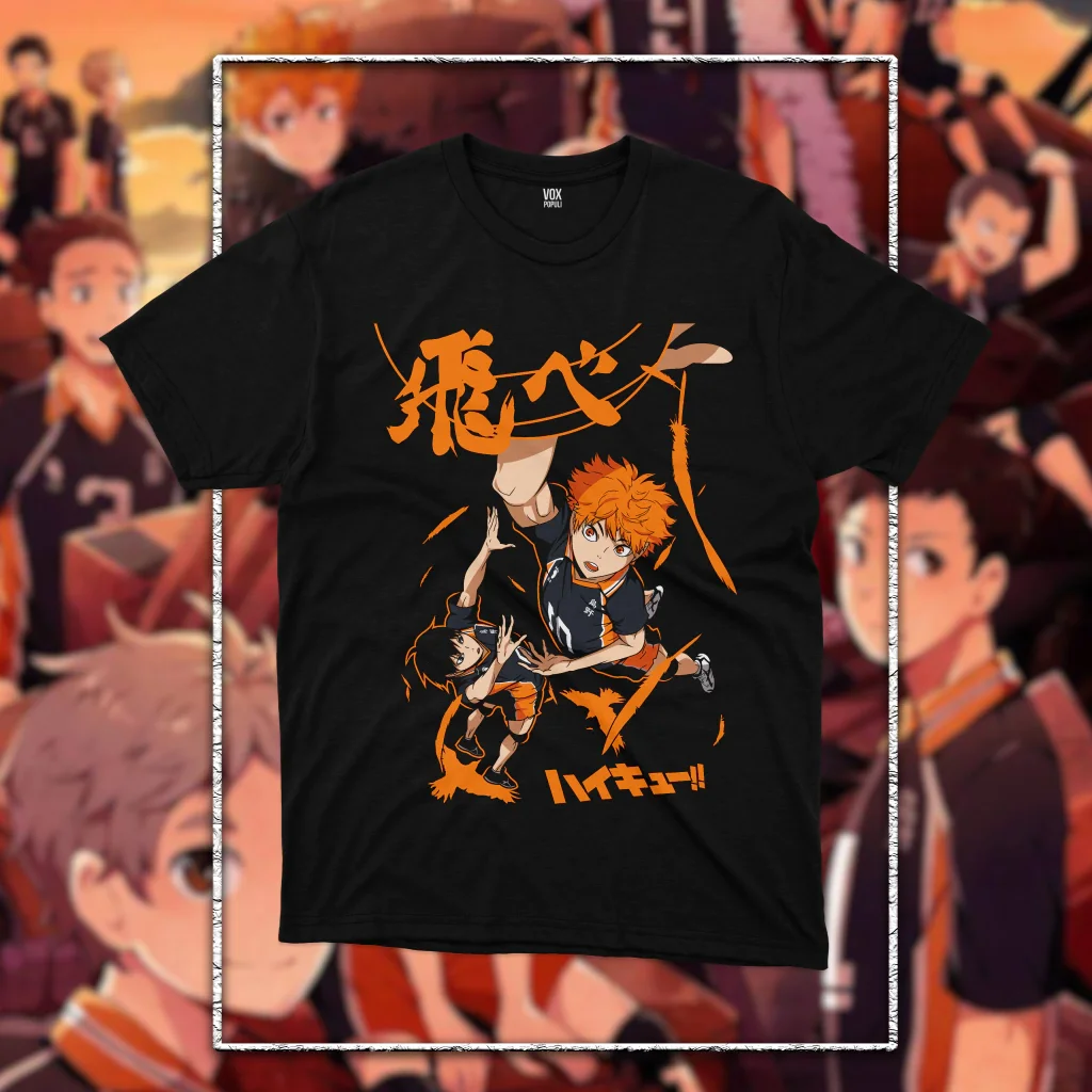 HAIKYU SALTO unisex Anime cotton shirt outdoor recreation tee