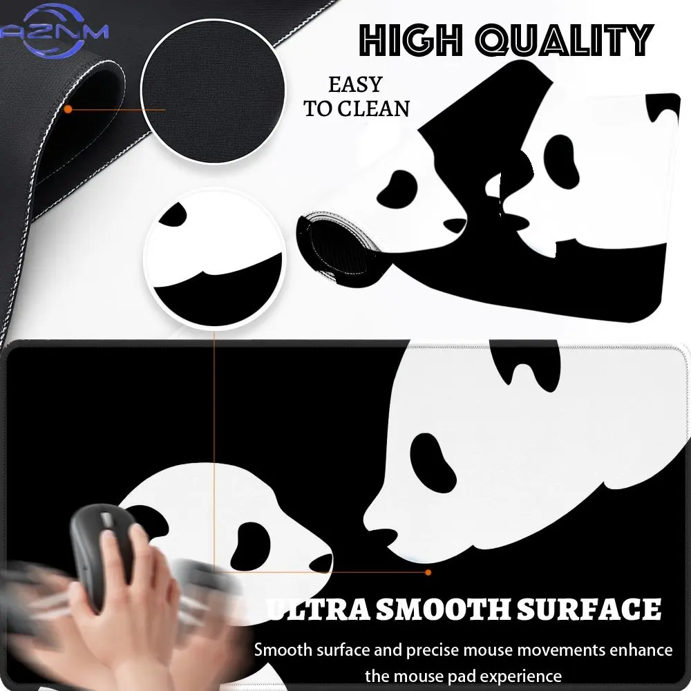 Snow Mouse Pad Desk Pad Computer Pad 2D Flat XXL XL L Super Big Large Gaming Mouse Pad, Desktop Decor Desk Pad, Cute Men Women O