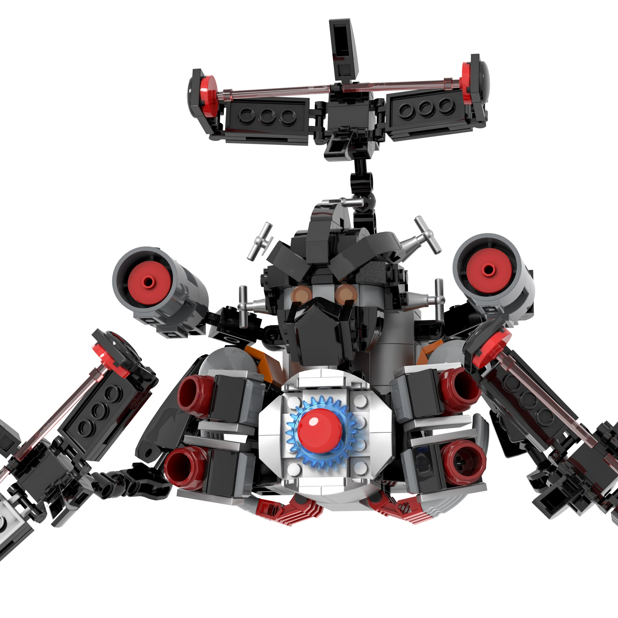 クリスマスギフト-天文トイレマン-タイタンモニター組み立て玩具-デスクトップディスプレイ-子供のおもちゃ-神秘的な迷路-魔女