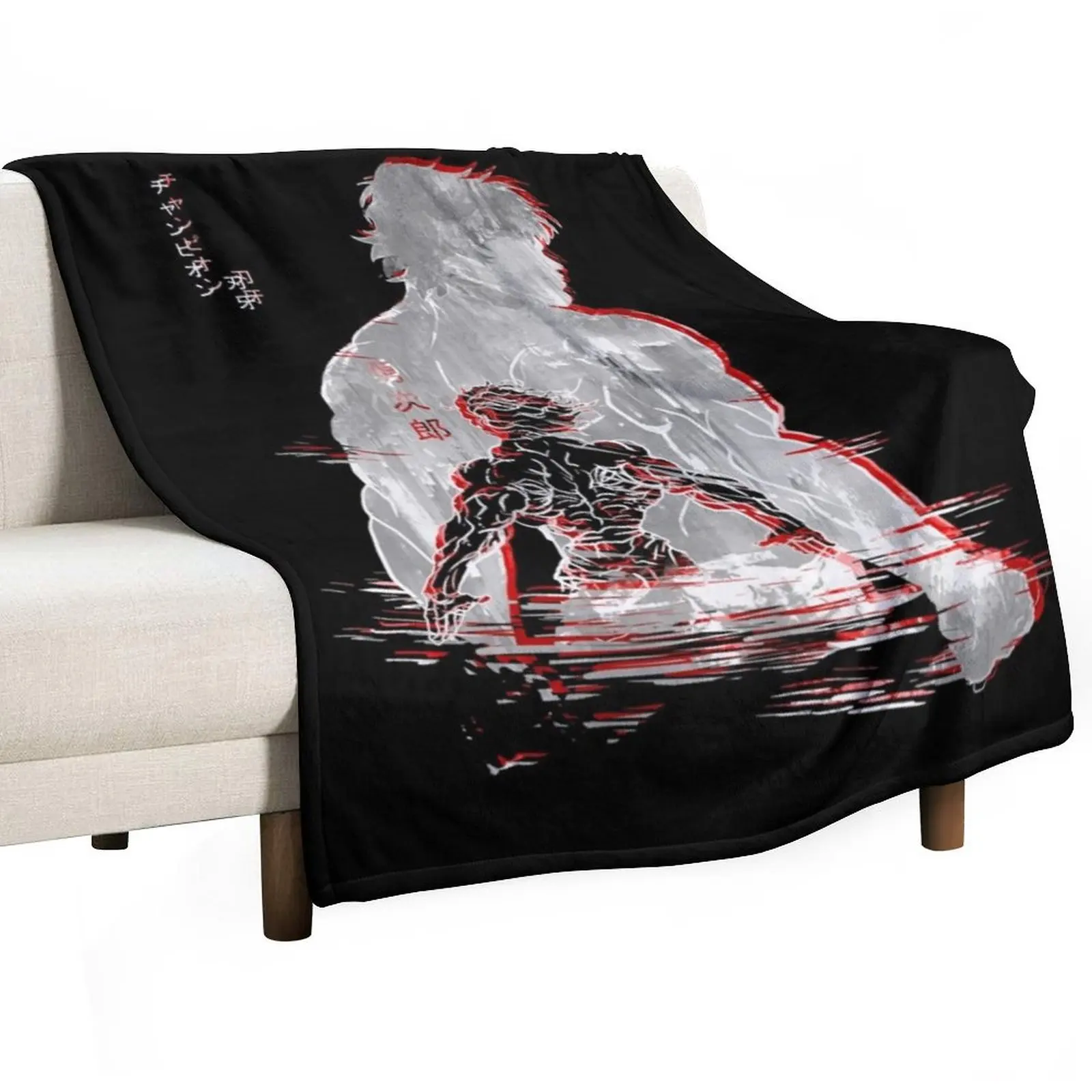 

Hanma BloodlineBaki The Grappler Yujiro Hanma Throw Blanket Kid'S Luxury Designer Blankets