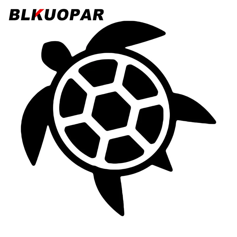 BLKUOPAR Sea Turtle Water Animals Car Stickers Waterproof Sunscreen Decal Creative Personality Motorcycle Bumper Car Styling