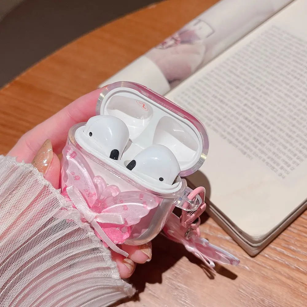 Case For TWS Pro4 Air Pro4 Soft Cartoon Earphone Case Bluetooth Headset Protective Cover With Keychain For Redmi Buds 6Play Box