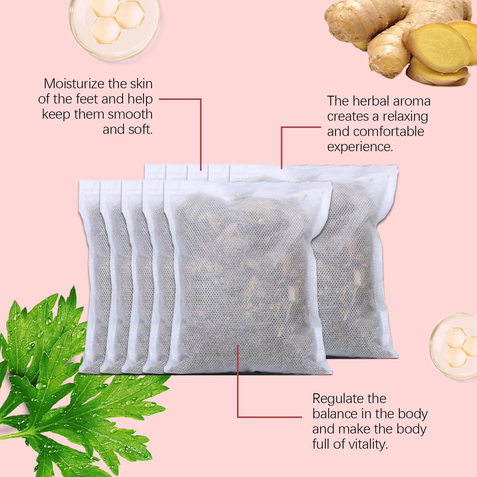 Herbal Foot Bath Bag Relieve Fatigue Mind And Body Relief Relieve Stiff Leg Warm The Feet And Promote Smooth Blood Circulation