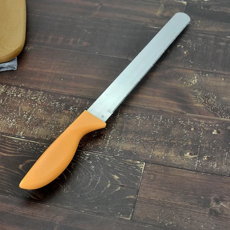 Bread Knife 10-12 Inch Slicers Cutter Chef UltraSharp Serrated Edge Stainless Steel Big Blade Knives for Kitchen-Cake Bread Tool