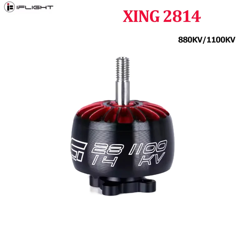 IFlight XING 2814 880KV/1100KV Brushless Motor with 5mm Shaft Compatible 8- 9-10 inch Frame Propeller 3-6S for RC FPV Drone