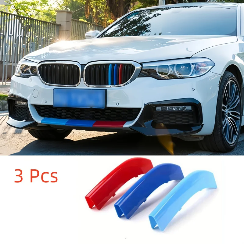 

5Department11-13Model，Equipped12Strip，Suitable for BMW front face three-color decorative strip，Suitable for new5312SeriesX1|X5X6
