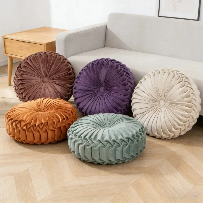 

Nordic Pumpkin Plush Cushion Handmade Lumbar Support Pillow Sofa Bed Office Decor Cozy Autumn Home Comfort Essential Gift