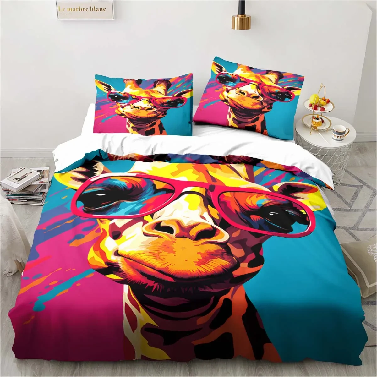 

Pop Art Figures Graffiti Colorful Abstract Art Bedding Sets exquisite bed duvet cover bed comforter set bedding set luxury gift