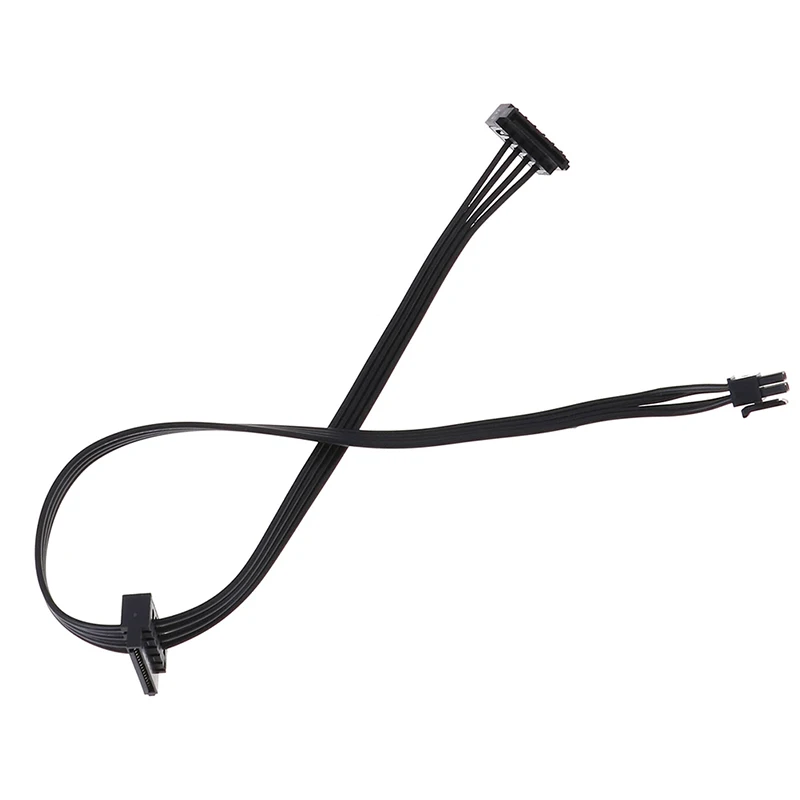 1 قطعة 45 سنتيمتر صغيرة 4 دبوس إلى 2 Sata SSD كابل إمداد الطاقة ل M410 M610 M415 Mini 4Pin المزدوج القرص الصلب سلك الطاقة اكسسوارات السيارات