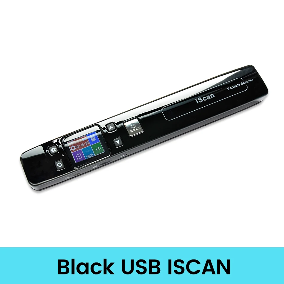 Iscan02 Portable Handheld Digital Wireless Wifi 1050DPI LCD Office