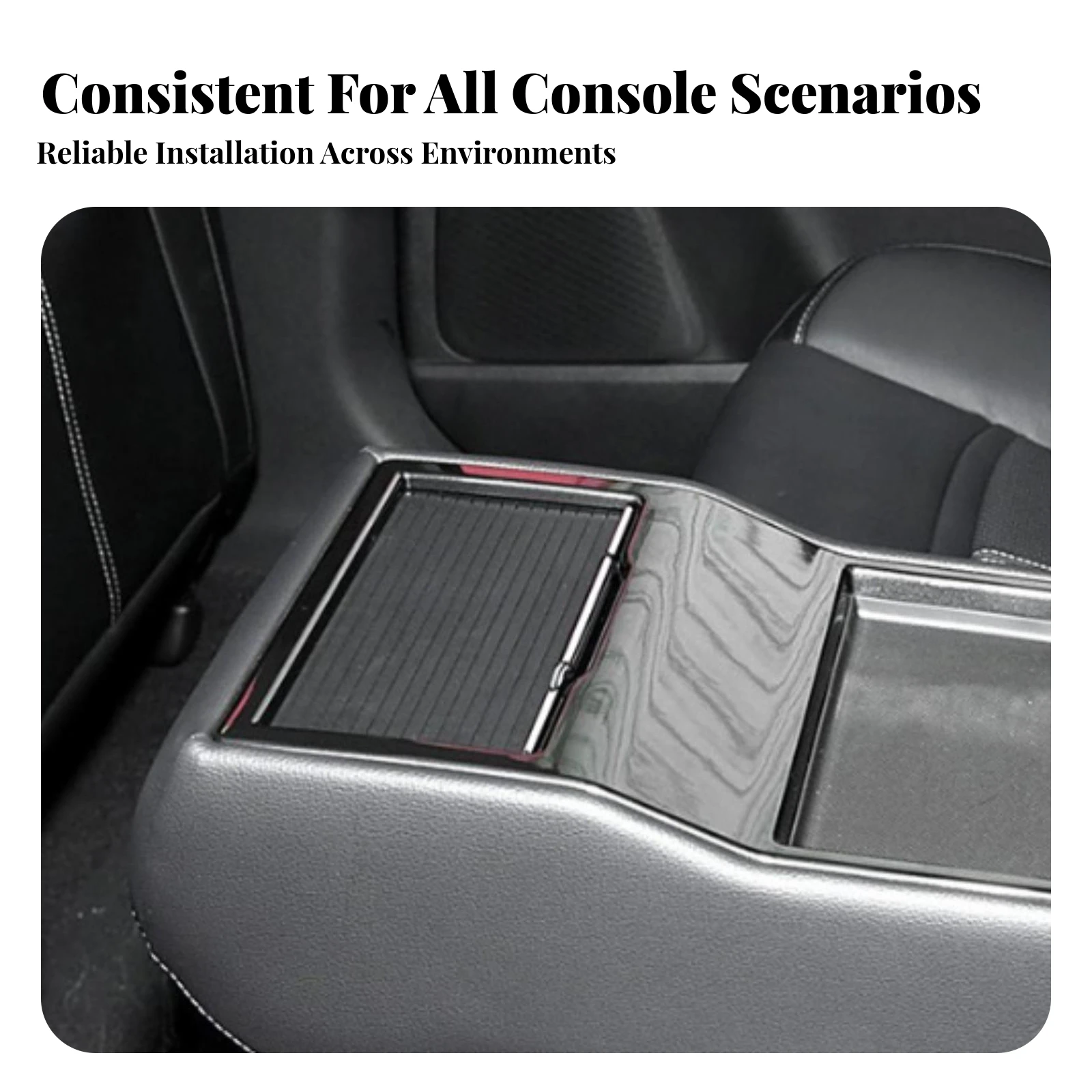 Rear Armrest Cup Holder Cover Easy to Install Roll-up Cup Holder Cover