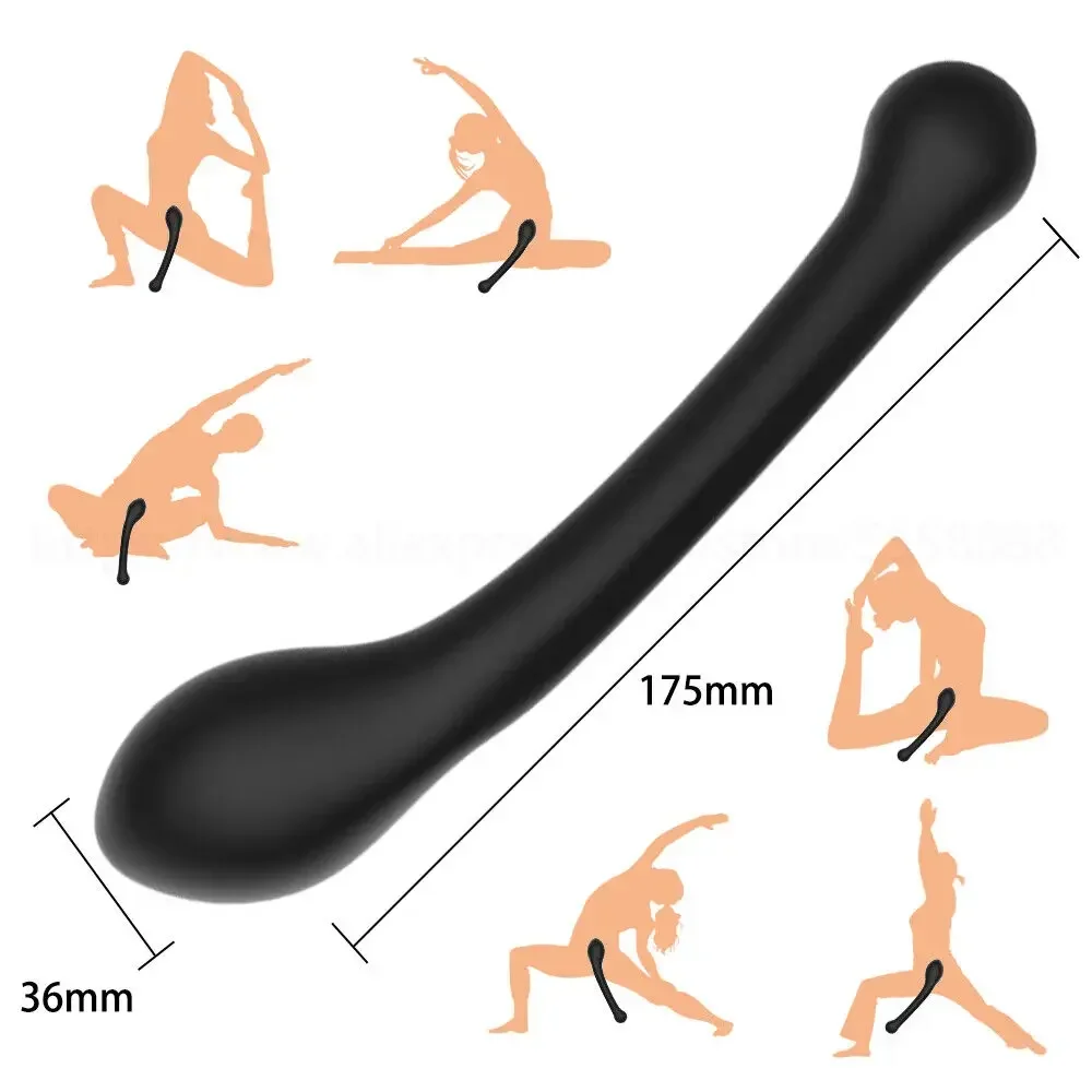 Soft Silicone Anal Beads Balls Handheld Butt Plug Dual Head Stimulation Anus Sex Toys Prostate Massage Female Vagina Masturbator