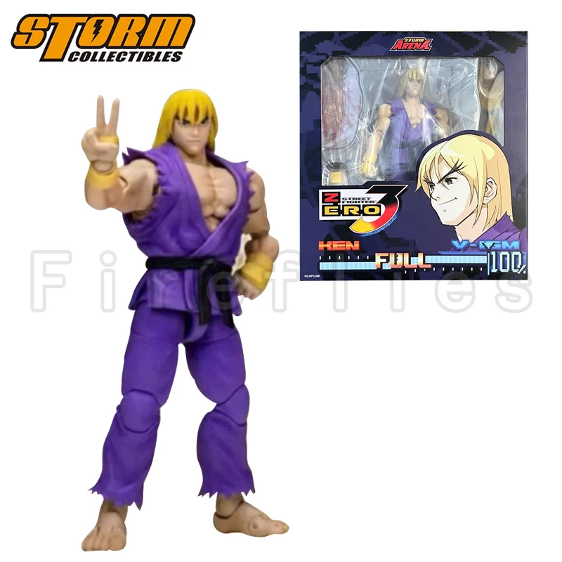 

1/12 Storm Toys Collectibles Action Figure Street Fighter Alpha 3 Storm Arena Ken Model For Gift