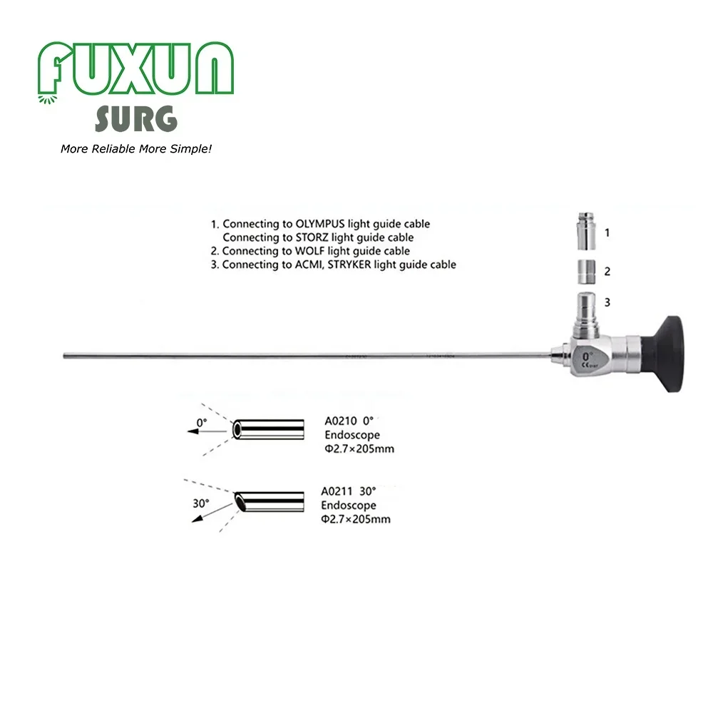 endoscopisc Sur/gical Lockable Urethro Custoscopie cystoscopys cystoscopes set Urologys Premium pediatrics Rigid