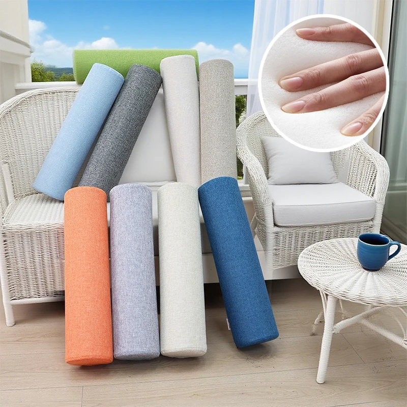 

Orthopedic Foam Cervical Pillow Cylinder Shape Neck Back Leg Lumbar Pain Relief Support with Removable Cover for Sofa Bed Floor